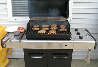 Grilling-Burgers