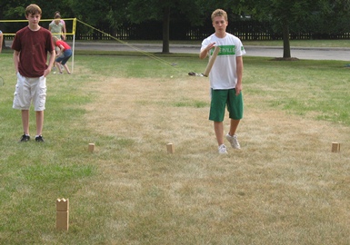 Playing-Kubb